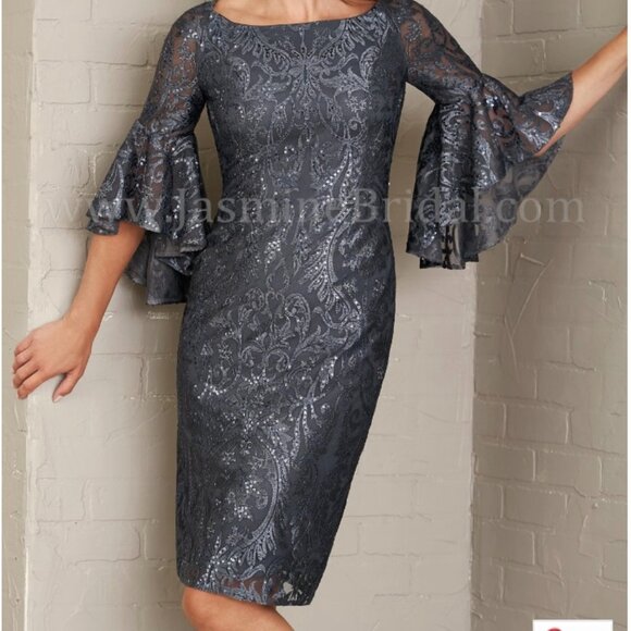 Black Label by Jasmine M200010 – NWT MOB Dress Sz 14 - Picture 1 of 5